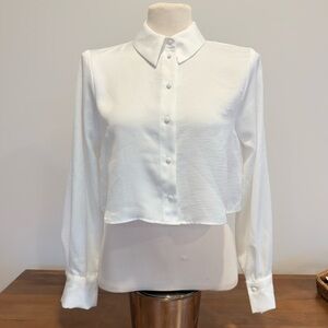Zara Cropped Blouse